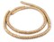 The Bead Chest Gold Disk Natural Wood Beads (4x8mm): Organic Eco-Friendly Wooden Bead Strand for DIY Jewelry, Crafts, Necklace and Bracelet Making